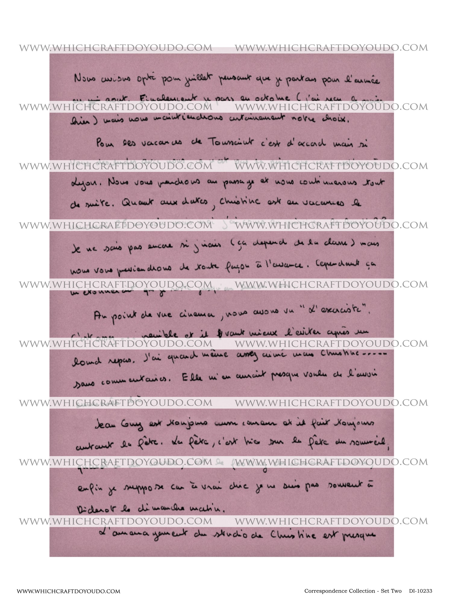 Correspondence Collection - Set Two - DI-10233 - Digital Download