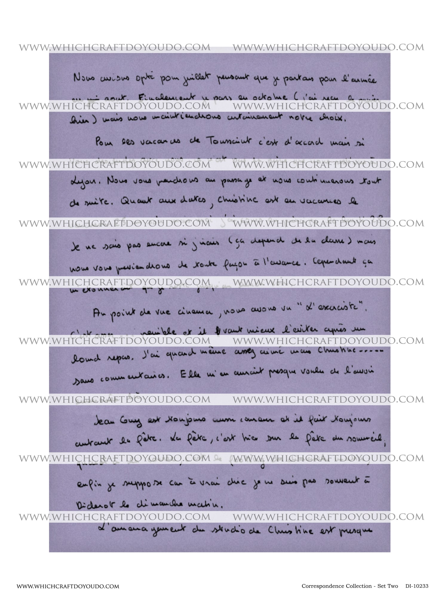 Correspondence Collection - Set Two - DI-10233 - Digital Download