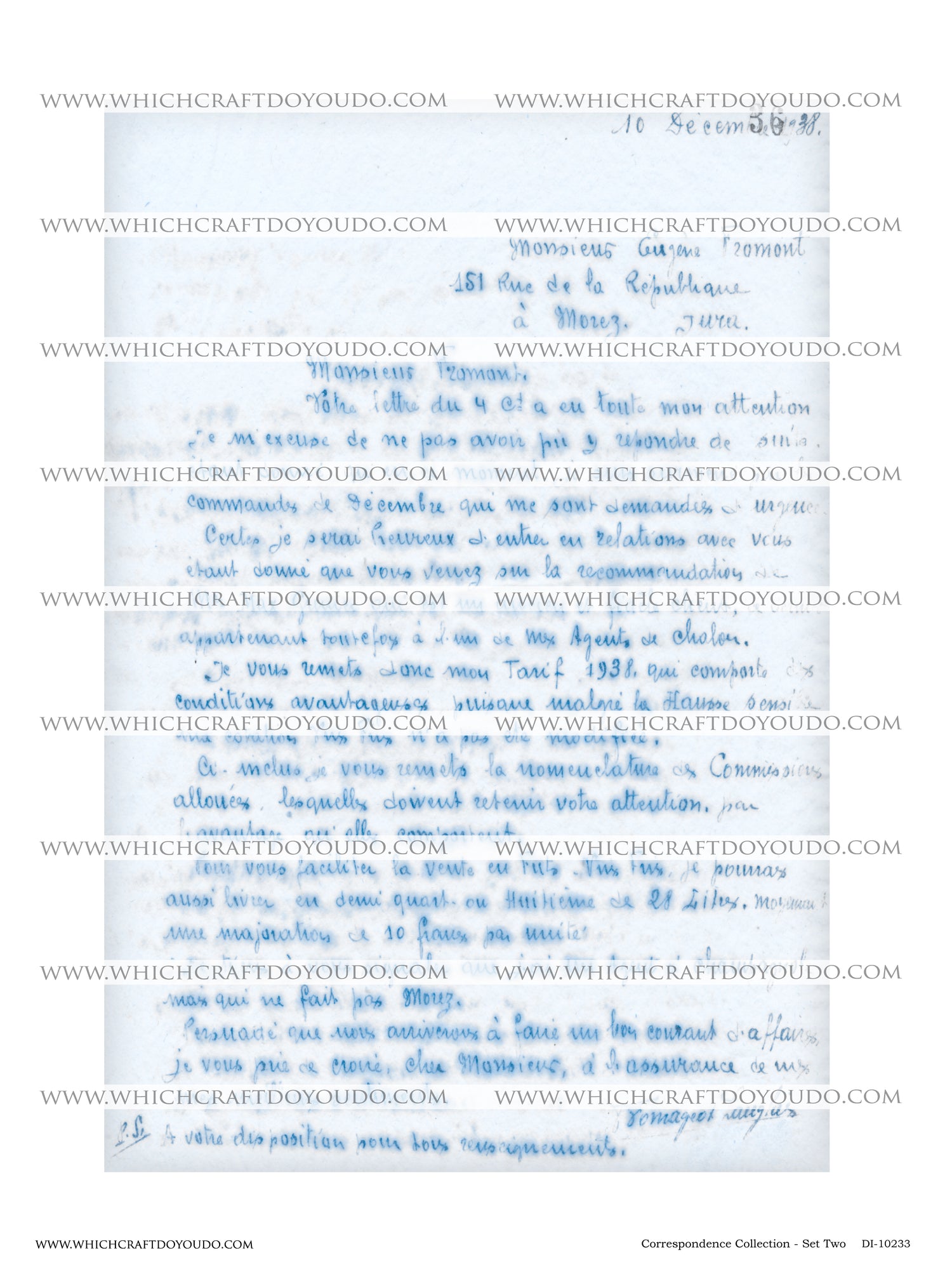 Correspondence Collection - Set Two - DI-10233 - Digital Download