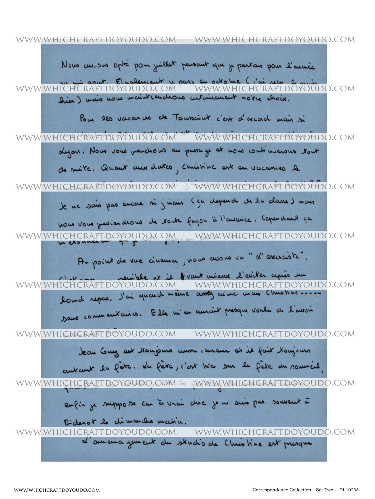 Correspondence Collection - Set Two - DI-10233 - Digital Download