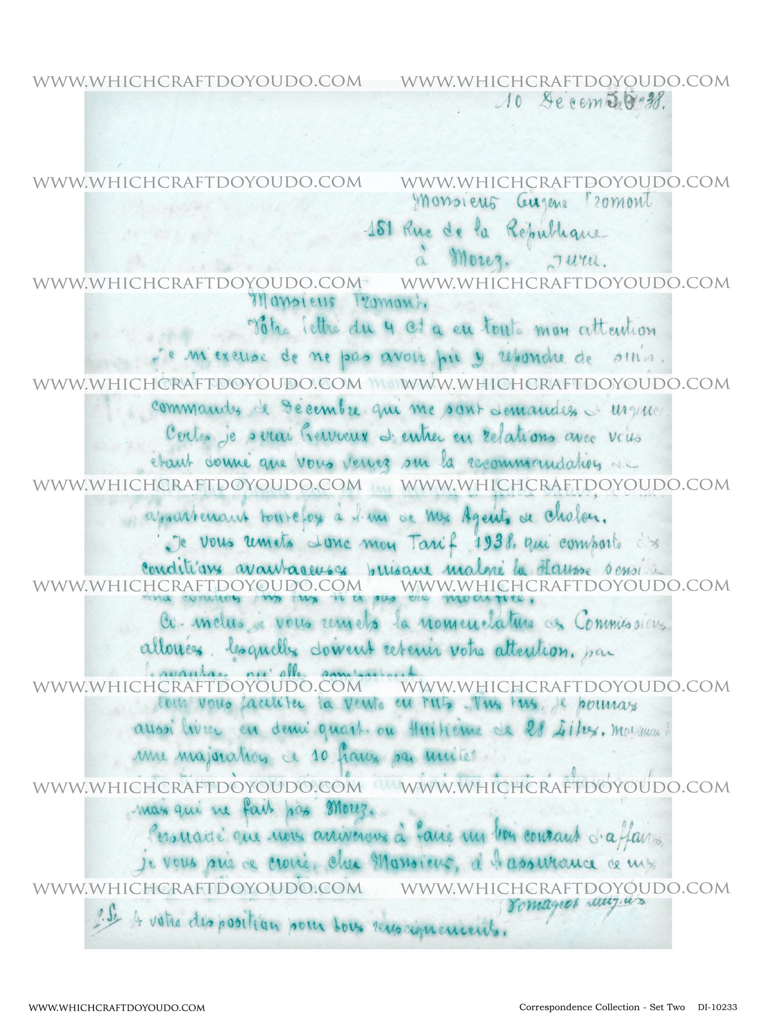 Correspondence Collection - Set Two - DI-10233 - Digital Download