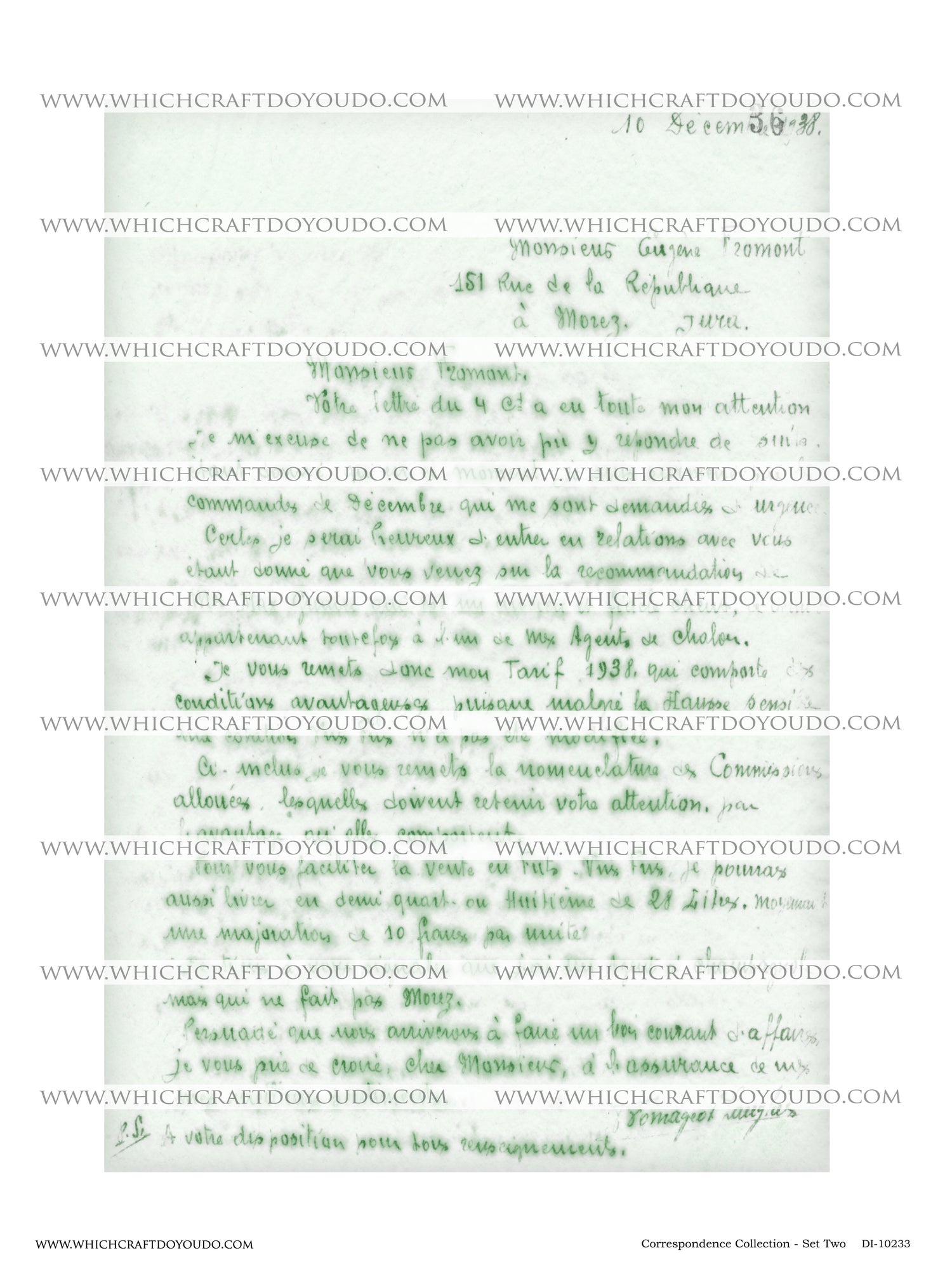 Correspondence Collection - Set Two - DI-10233 - Digital Download