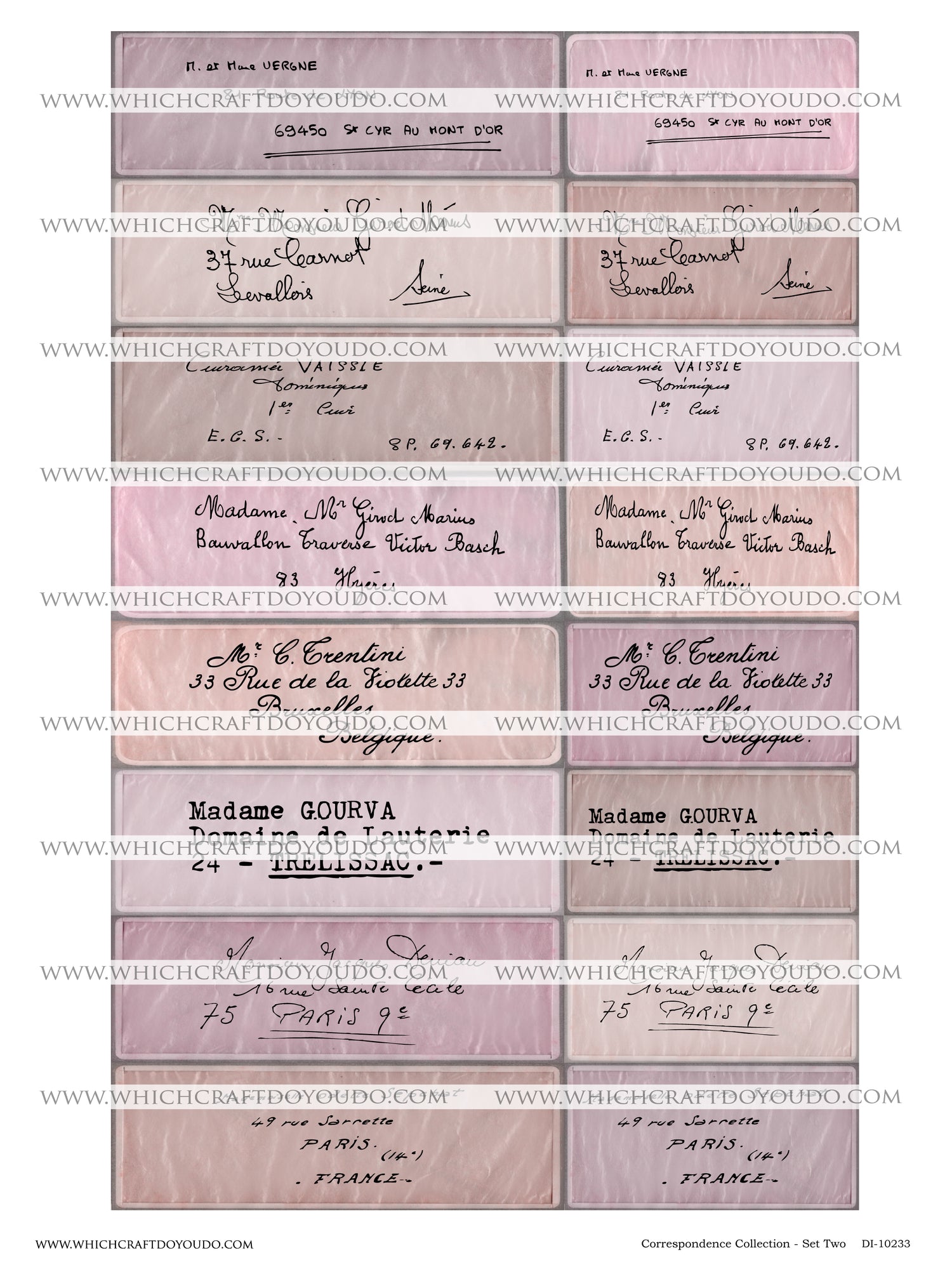 Correspondence Collection - Set Two - DI-10233 - Digital Download