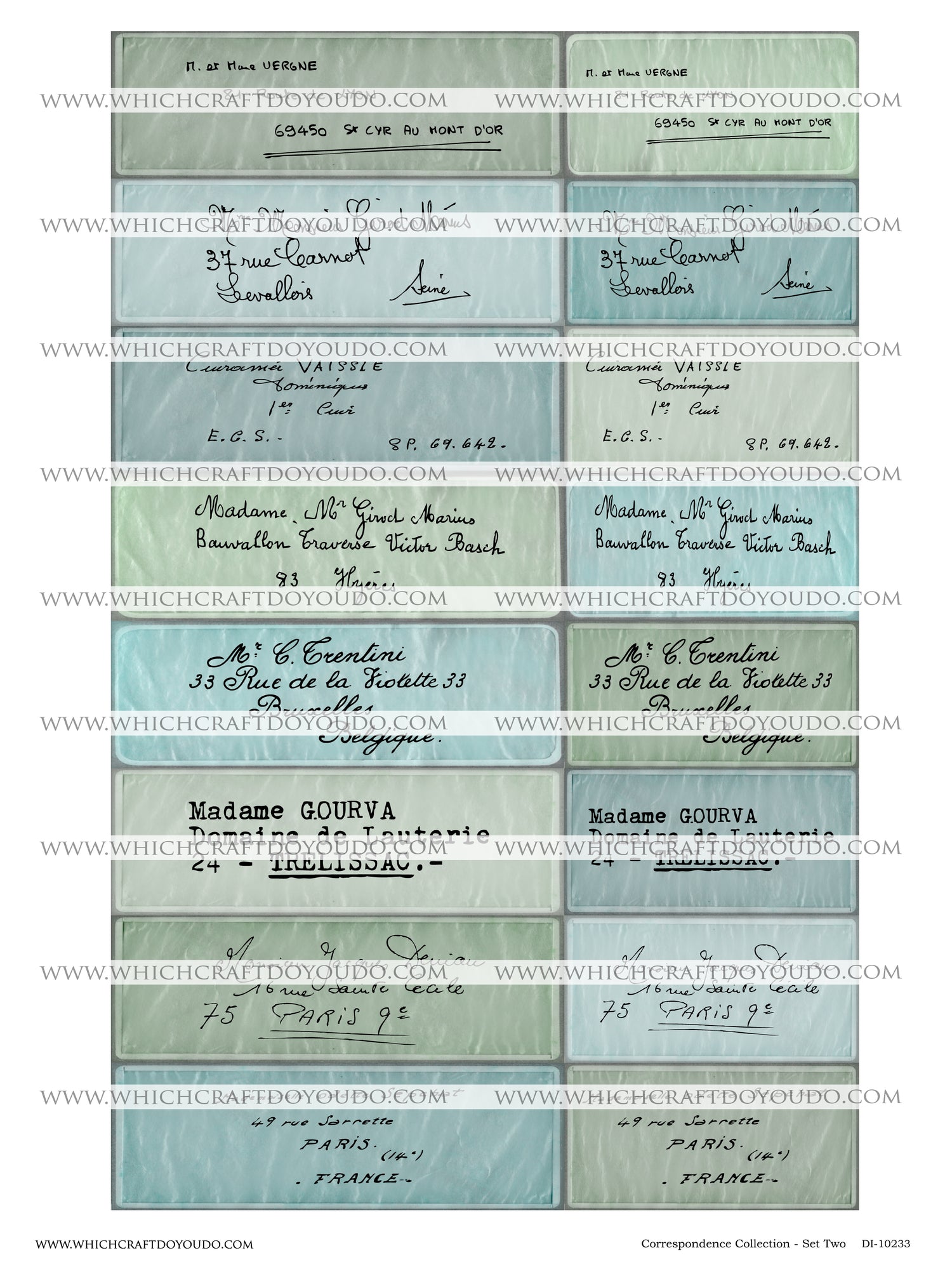 Correspondence Collection - Set Two - DI-10233 - Digital Download