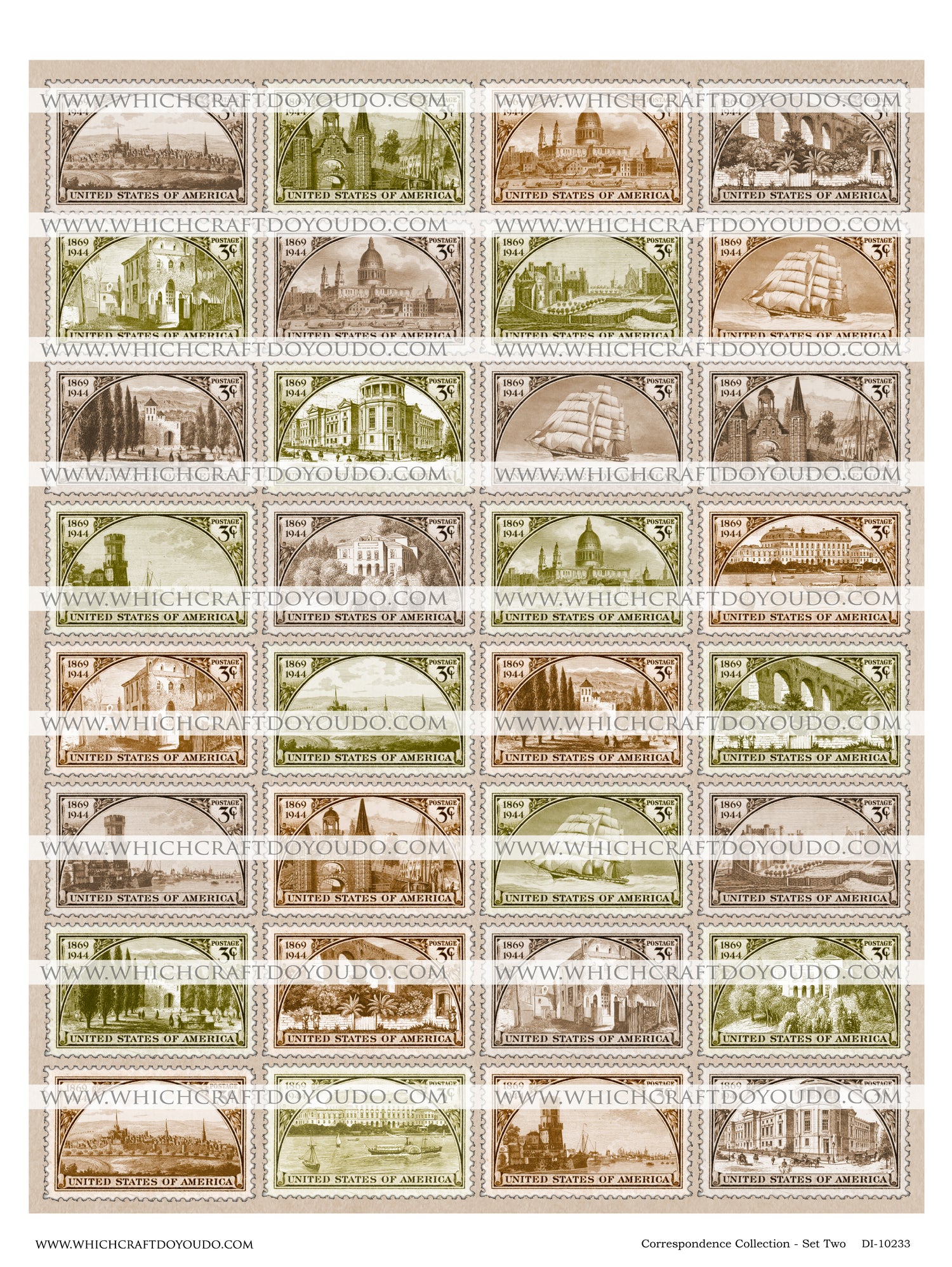 Correspondence Collection - Set Two - DI-10233 - Digital Download