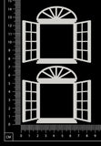 Cottage Windows - Classic - Small - White Chipboard