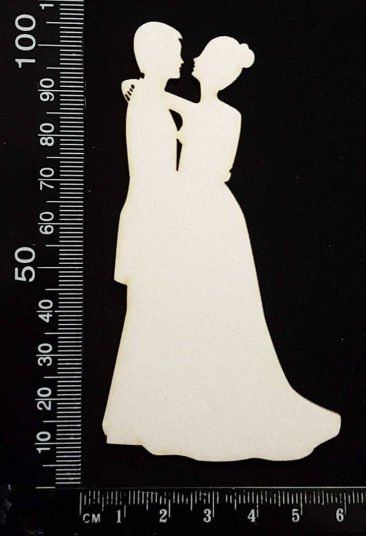 Dance Couple - E - White Chipboard