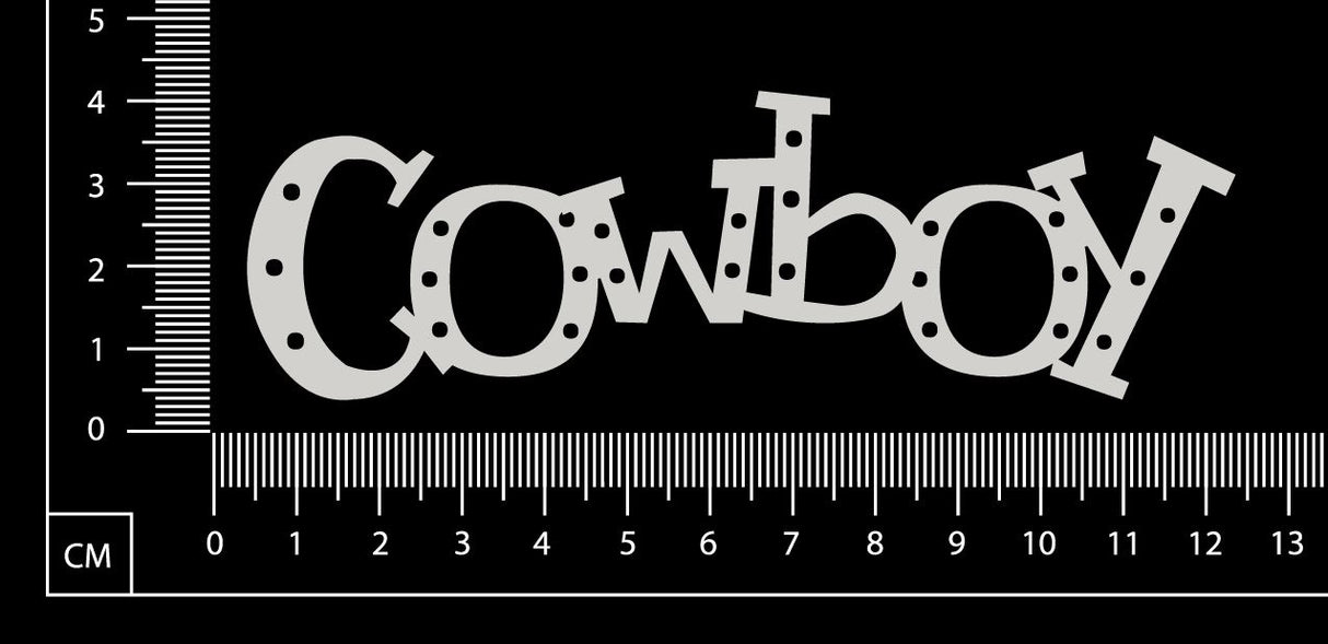 Cowboy - White Chipboard