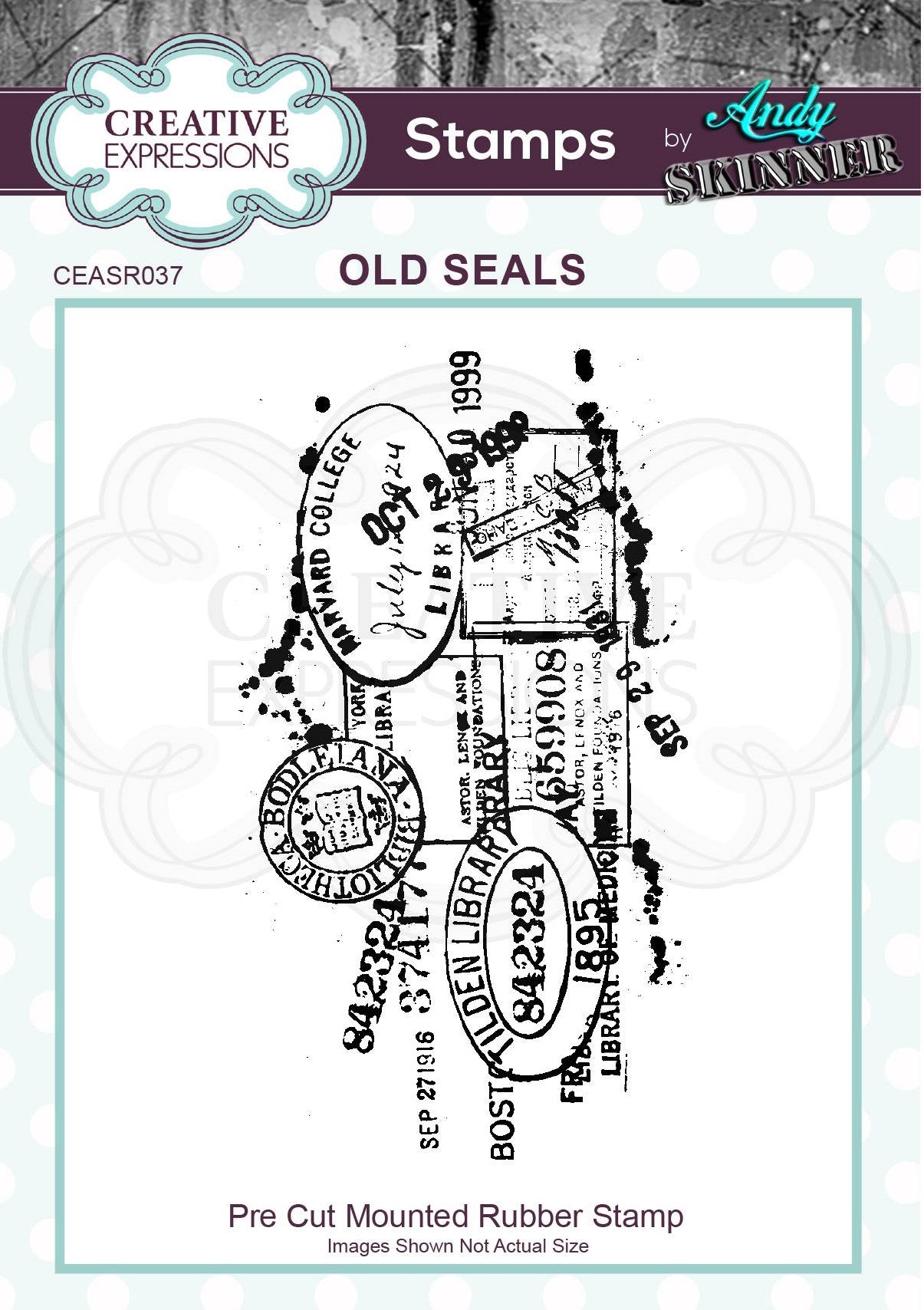 Creative Expressions - Andy Skinner Old Seals Stamp Set