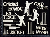 Cricket Elements Set - A - White Chipboard