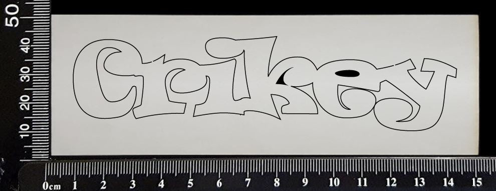 Crikey - B - White Chipboard