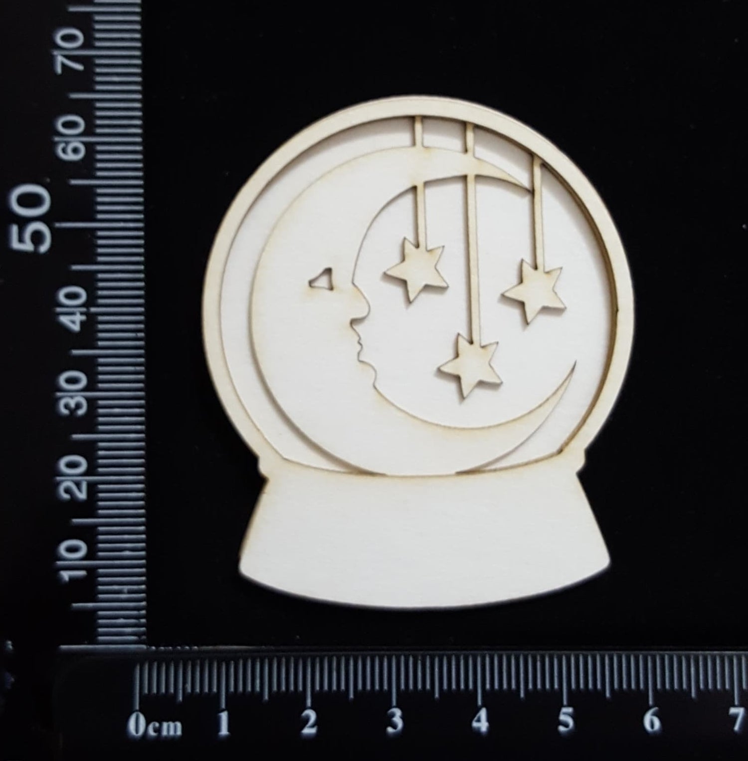 Crystal Ball Set - G - Layering Set - Small - White Chipboard