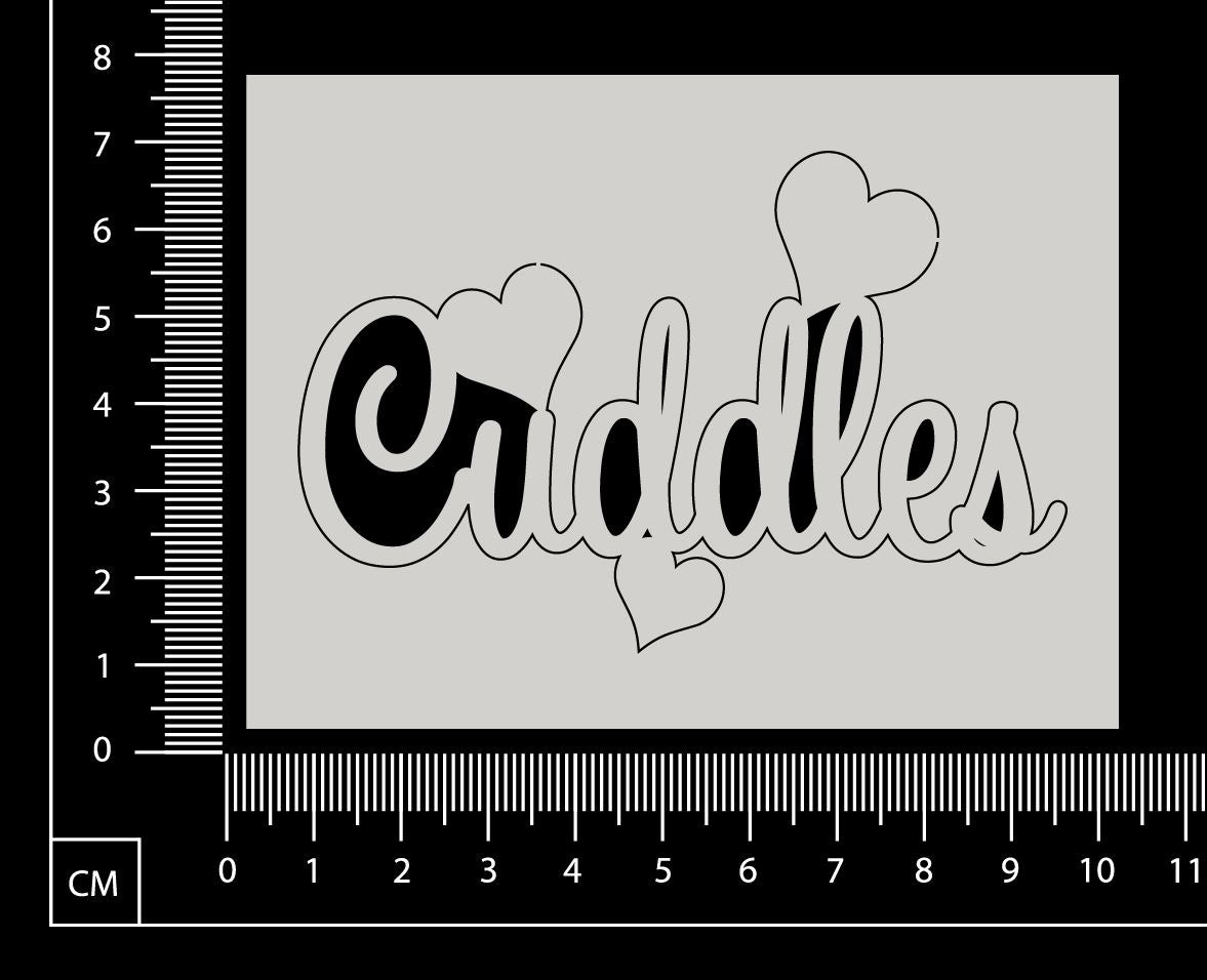 Cuddles - White Chipboard