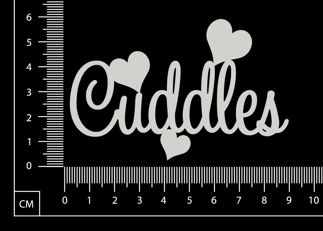 Cuddles - White Chipboard