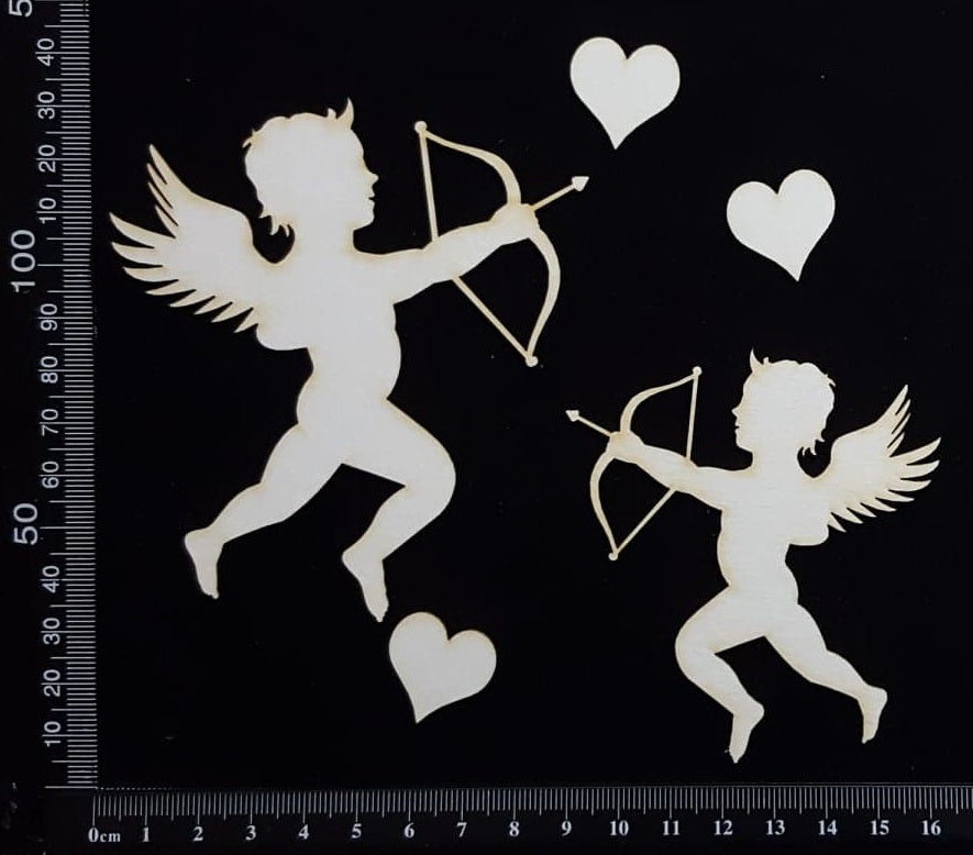 Cupid Set - White Chipboard