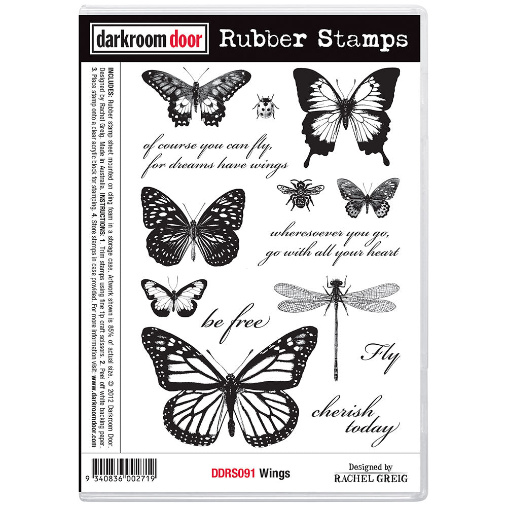 Rubber Stamps - Wings - DDRS091