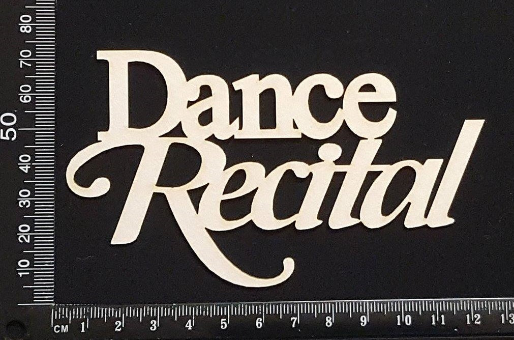 Dance Recital - A - White Chipboard