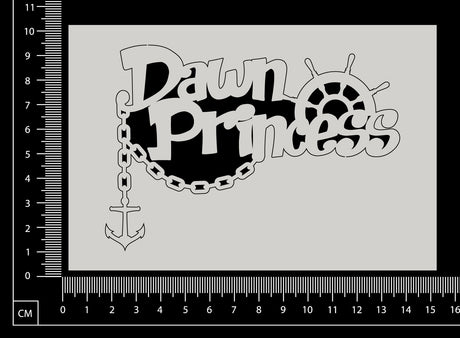 Dawn Princess - White Chipboard
