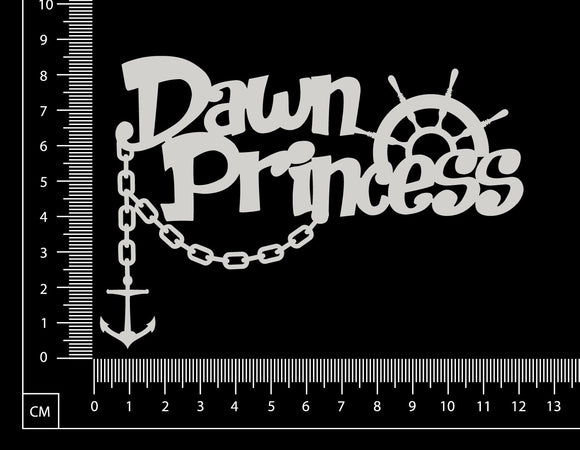 Dawn Princess - White Chipboard
