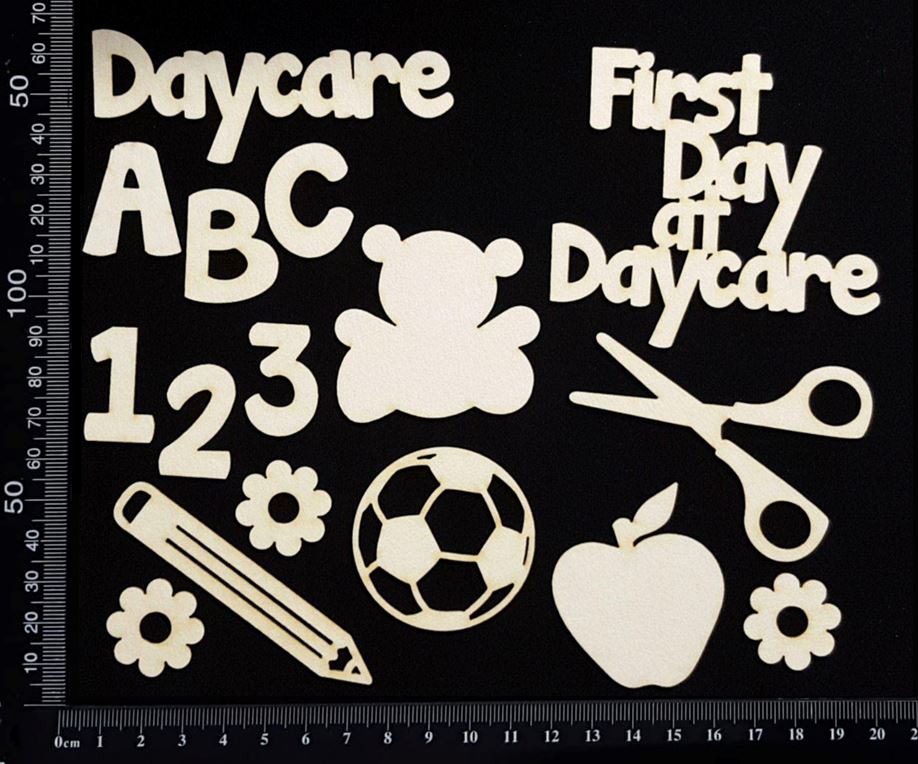 Daycare Elements Set - White Chipboard