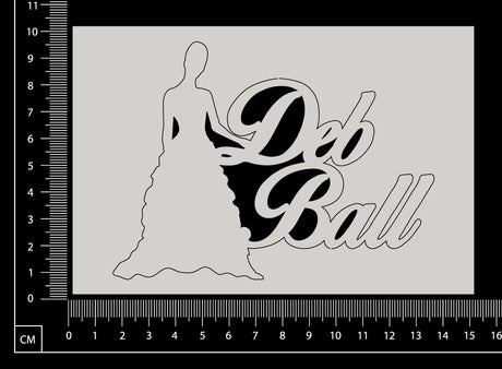 Deb Ball - A - White Chipboard