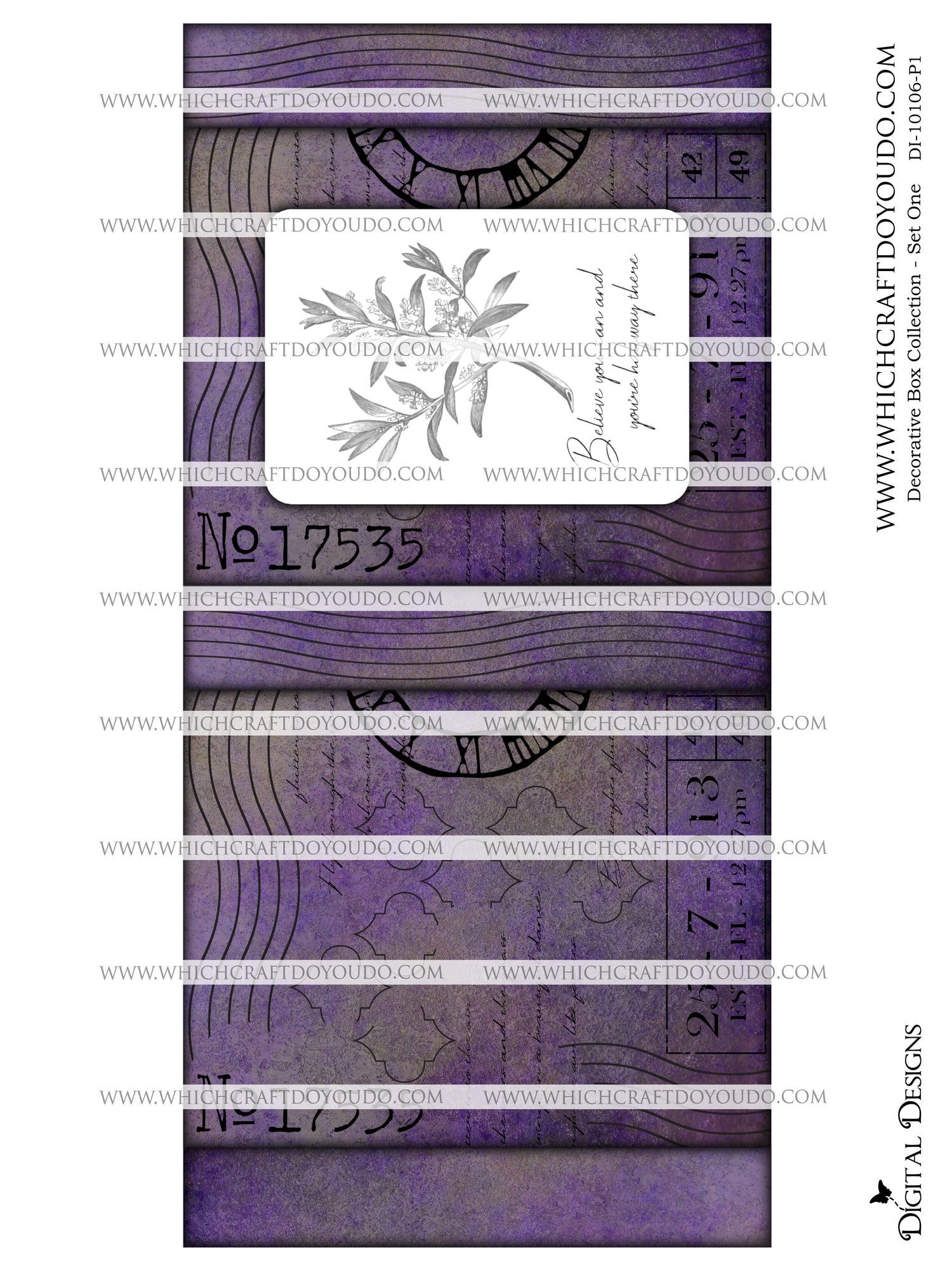 Decorative Box Collection - Set One - DI-10106 - Digital Download