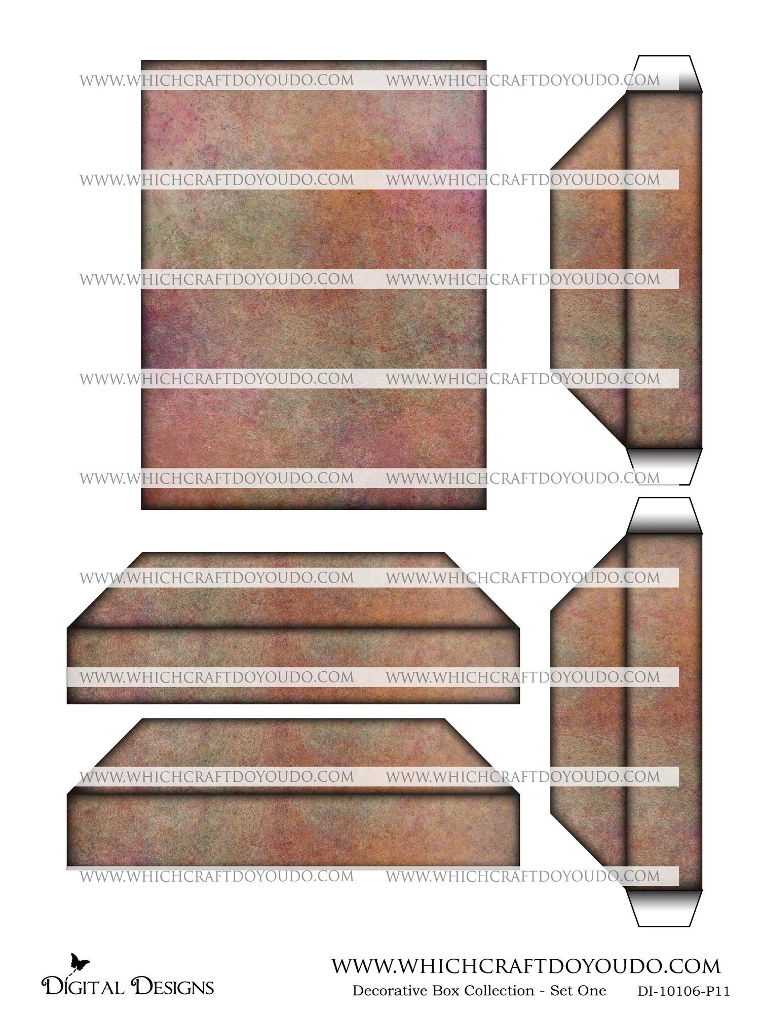 Decorative Box Collection - Set One - DI-10106 - Digital Download