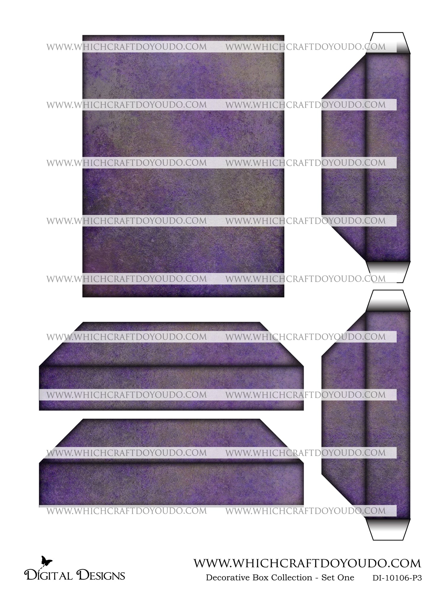 Decorative Box Collection - Set One - DI-10106 - Digital Download