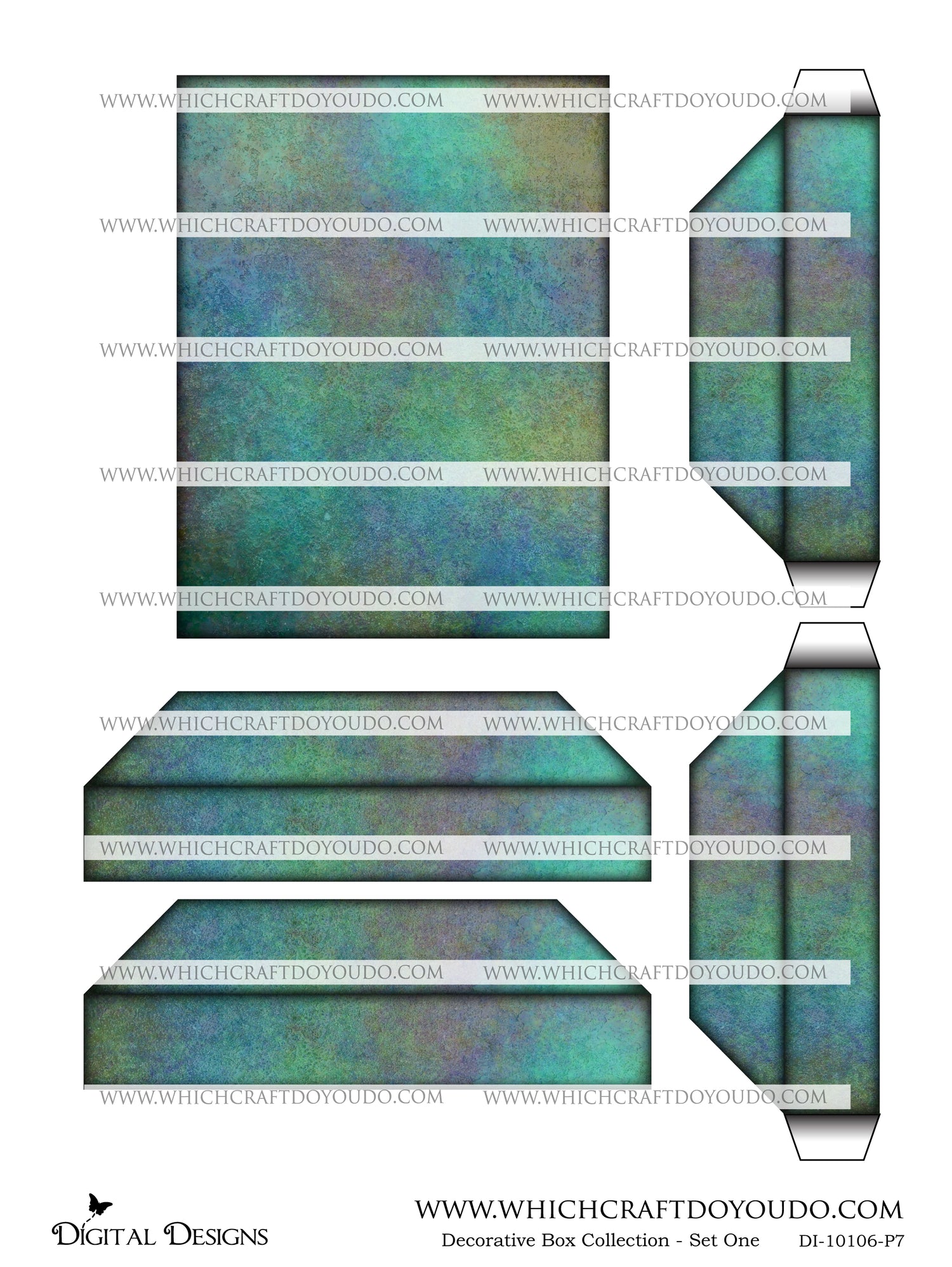 Decorative Box Collection - Set One - DI-10106 - Digital Download