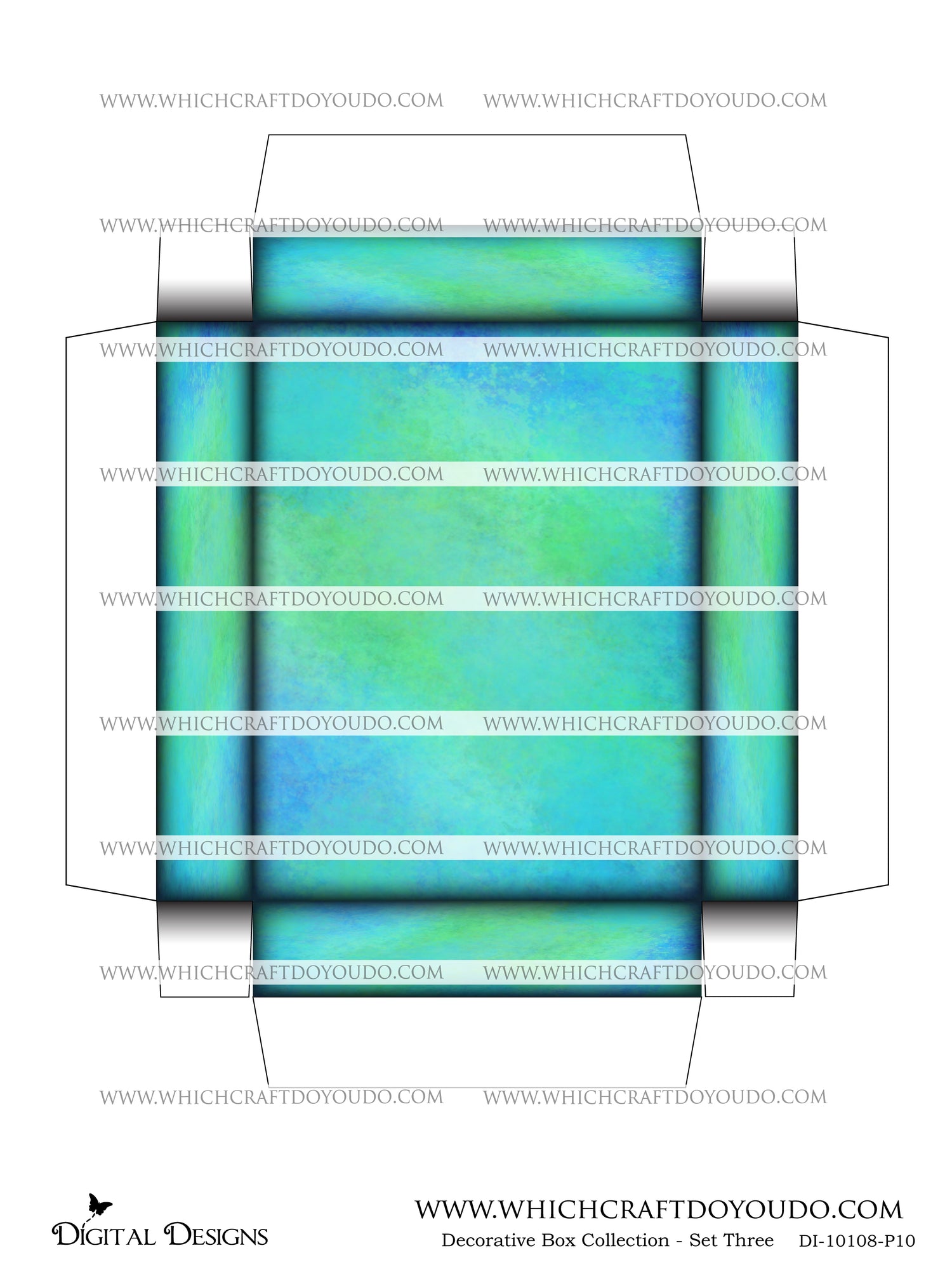 Decorative Box Collection Set Three - DI-10108 - Digital Download