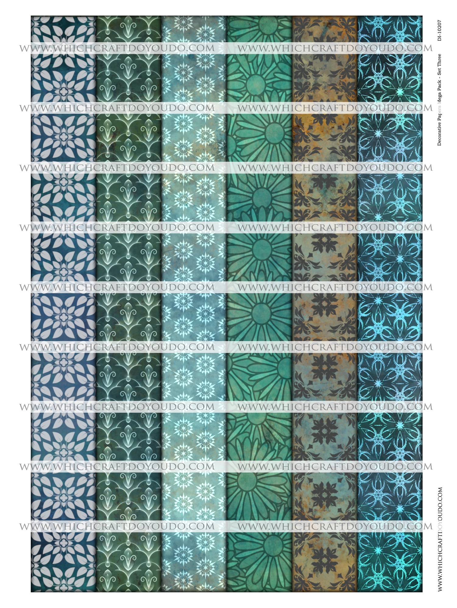Decorative Papers Mega Pack - Set Three - DI-10207 - Digital Download