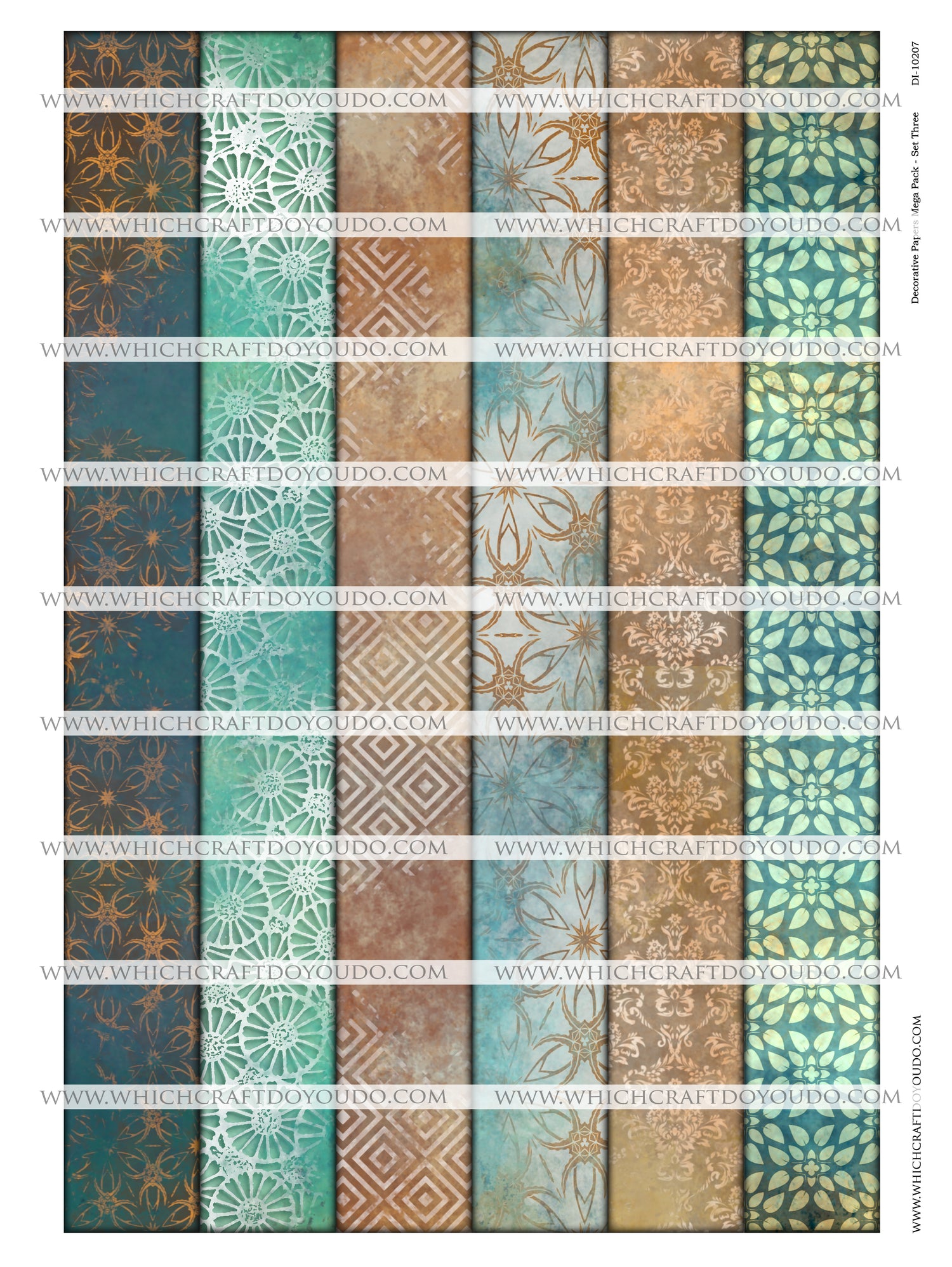 Decorative Papers Mega Pack - Set Three - DI-10207 - Digital Download