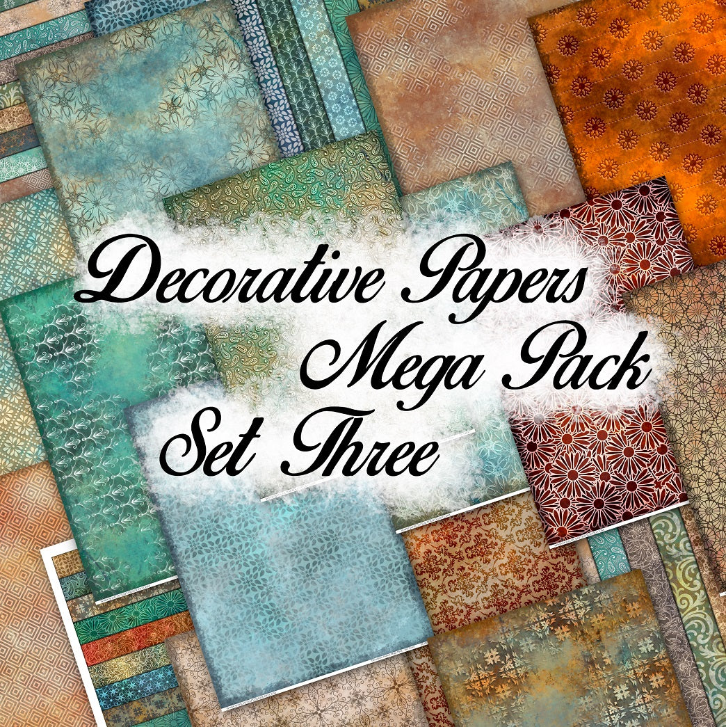 Decorative Papers Mega Pack - Set Three - DI-10207 - Digital Download