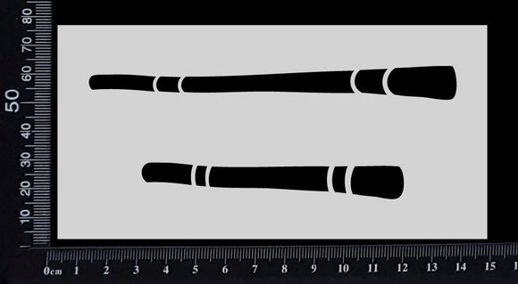 Didgeridoos - Stencil - 75mm x 150mm