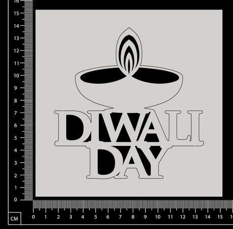 Diwali Day - A - White Chipboard