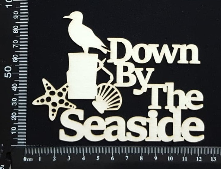Down by the Seaside - White Chipboard