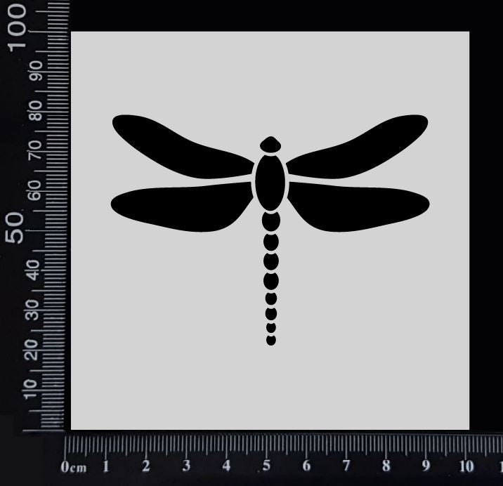 Dragonfly - A - Stencil - 100mm x 100mm