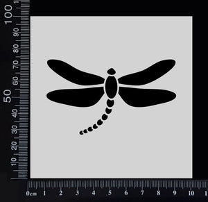 Dragonfly - B - Stencil - 100mm x 100mm