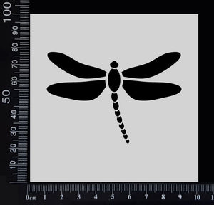 Dragonfly - C - Stencil - 100mm x 100mm