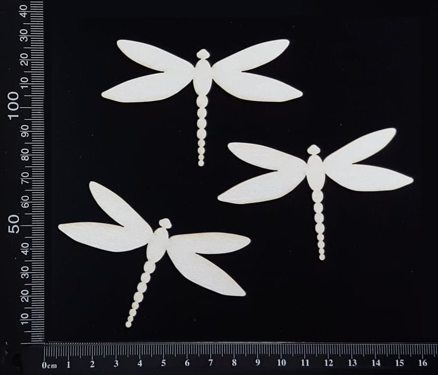 Dragonfly Set - BA - White Chipboard