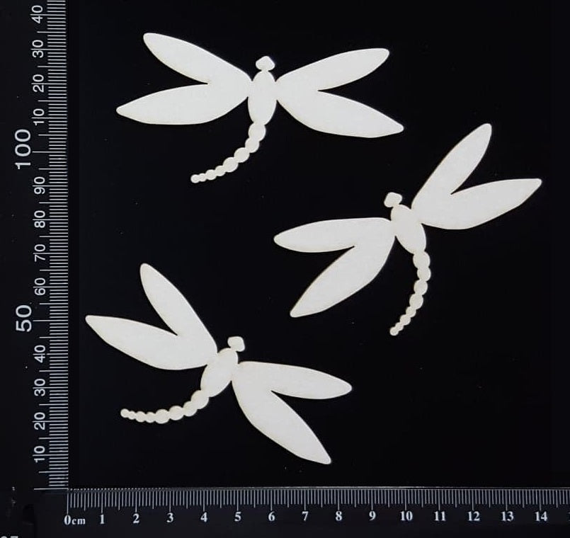 Dragonfly Set - BB - White Chipboard