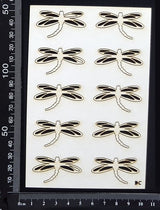 Dragonfly Set - DC - White Chipboard