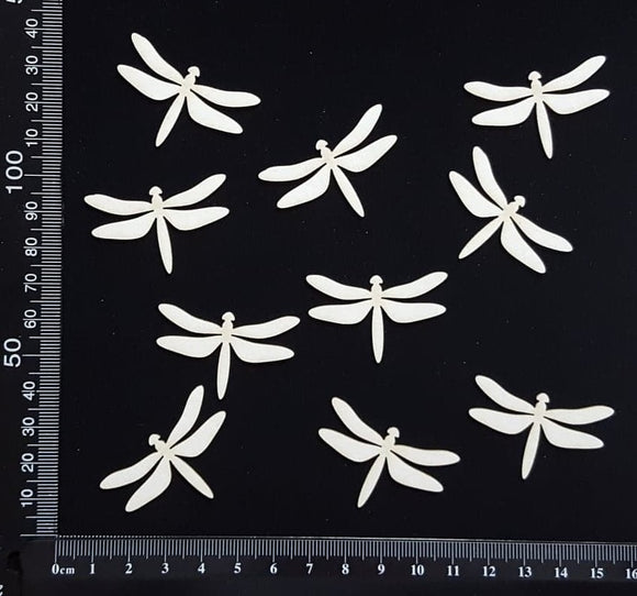 Dragonfly Set - DE - White Chipboard