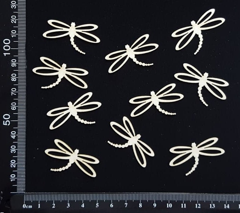 Dragonfly Set - DF - White Chipboard