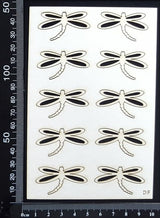 Dragonfly Set - DF - White Chipboard