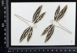 Dragonfly Set - FA - White Chipboard