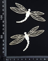 Dragonfly Set - FC - White Chipboard