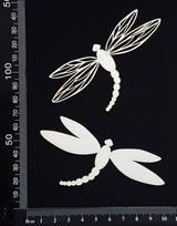 Dragonfly Set - FD - White Chipboard