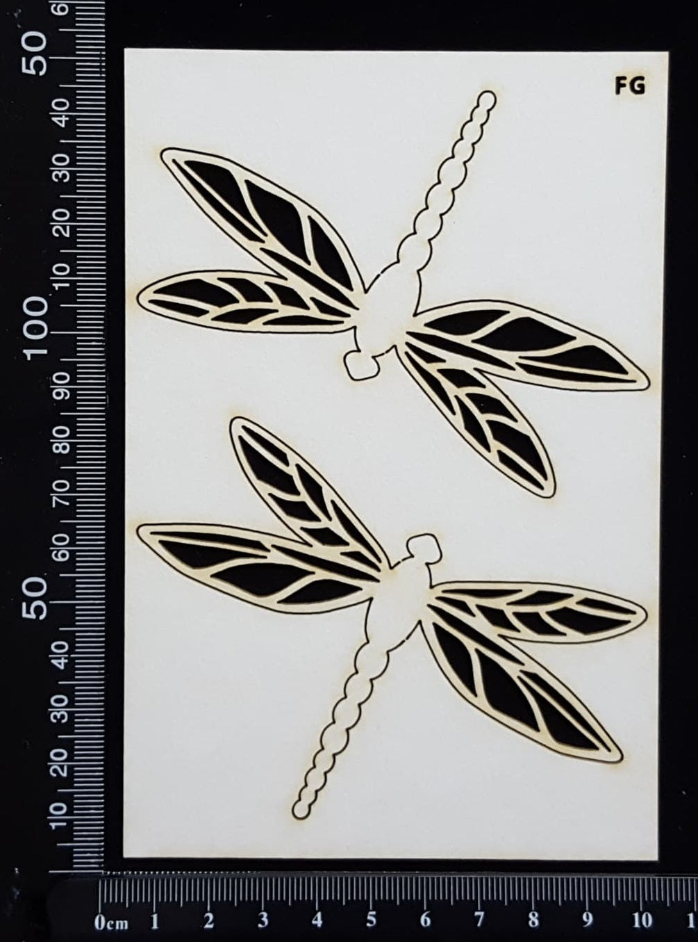 Dragonfly Set - FG - White Chipboard