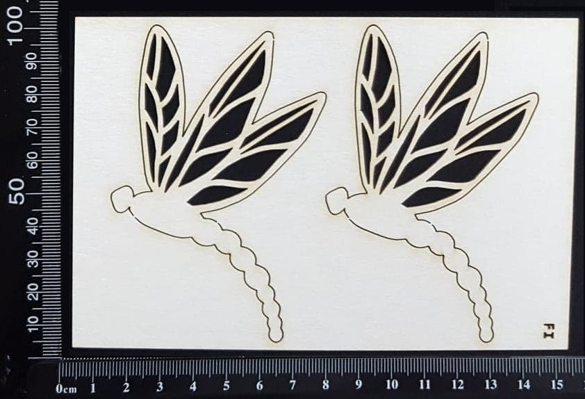 Dragonfly Set - FI - White Chipboard